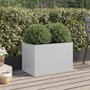 VIDAXL -Planungsbox 62x40x39 cm verzinkter Stahl Silber gefärbt