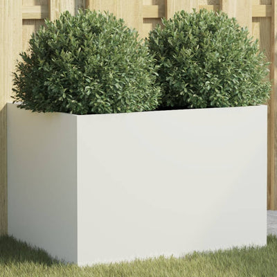 VIDAXL -Planungsbox 62x47x46 cm Stahlweiß