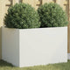 VIDAXL -Planungsbox 62x47x46 cm Stahlweiß