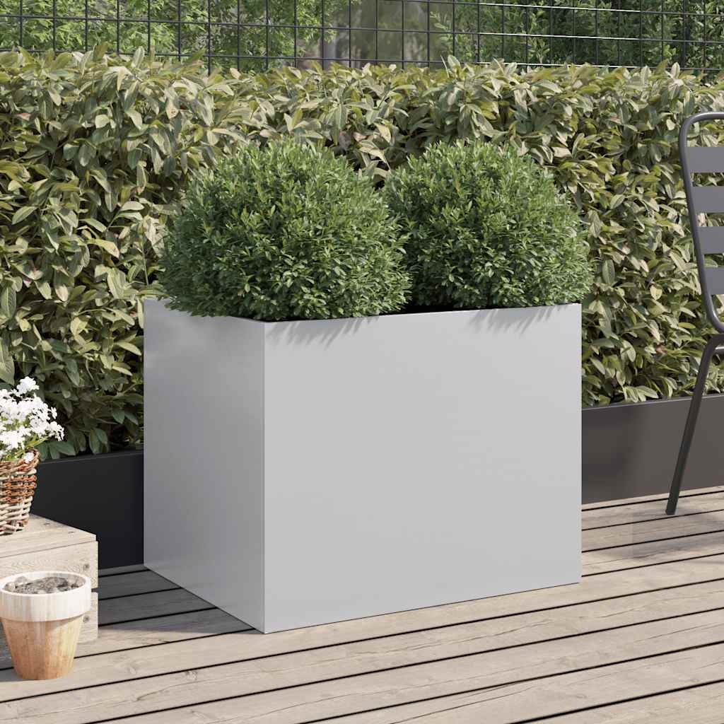VIDAXL -Planungsbox 62x47x46 cm verzinkter Stahl Silber gefärbt
