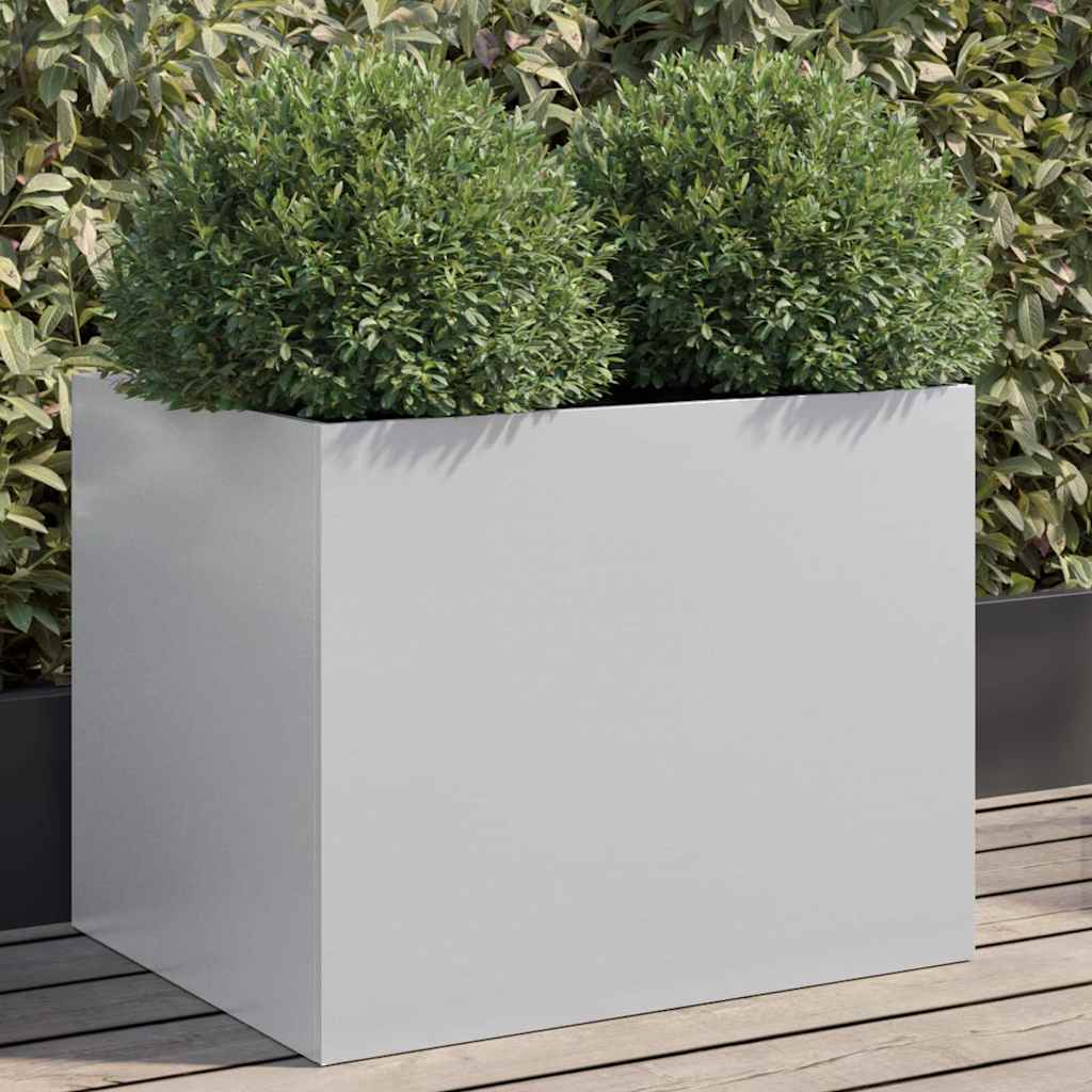VIDAXL -Planungsbox 62x47x46 cm verzinkter Stahl Silber gefärbt