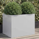 VIDAXL -Planungsbox 62x47x46 cm verzinkter Stahl Silber gefärbt