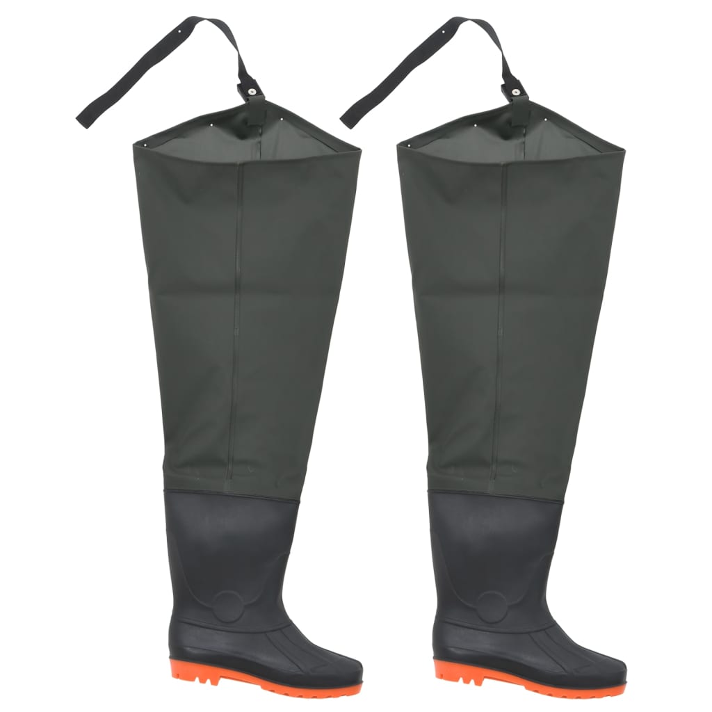Vidaxl Fischereistiefel Größe 45 dunkelgrün