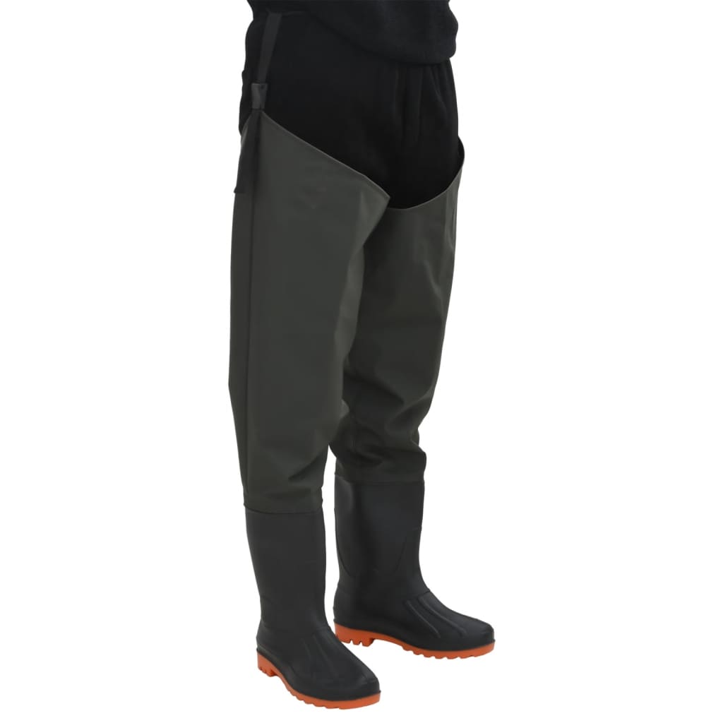 Vidaxl Fischereistiefel Größe 45 dunkelgrün