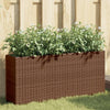 Vidaxx Pflanzgefäße mit 2 Töpfen 2 Stk. 90x20x40 cm Polyrattan braun