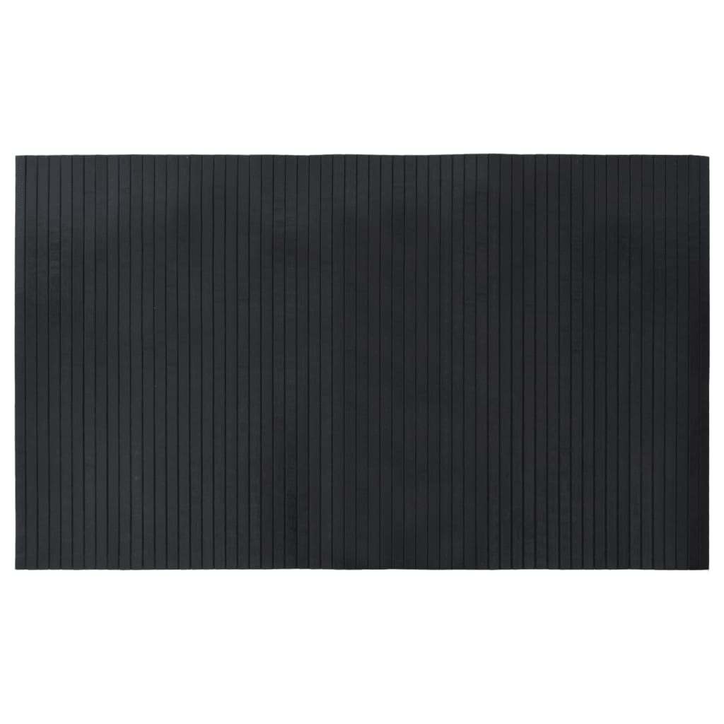 Vidaxx rechteckiger Teppich 60x100 cm Bambus schwarz