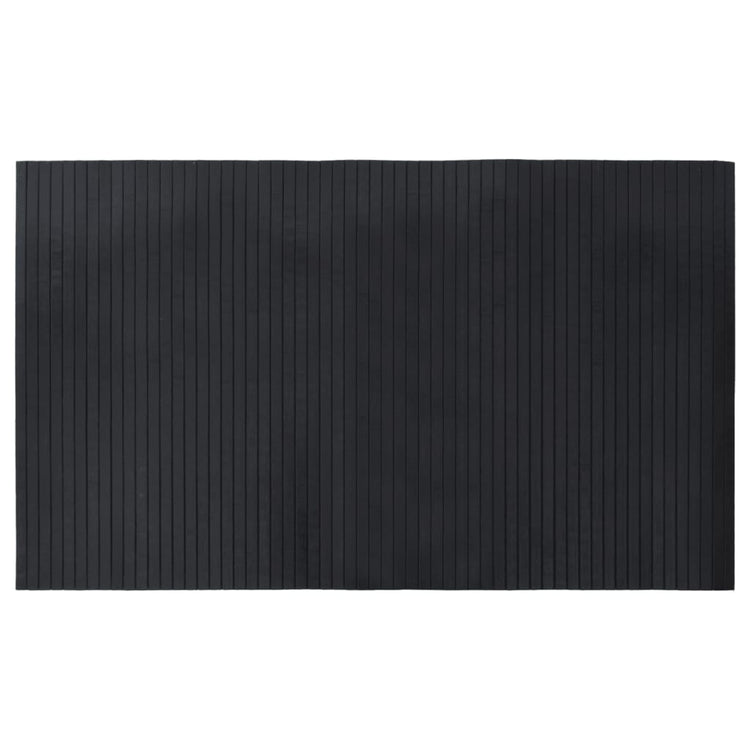 Vidaxx rechteckiger Teppich 60x100 cm Bambus schwarz
