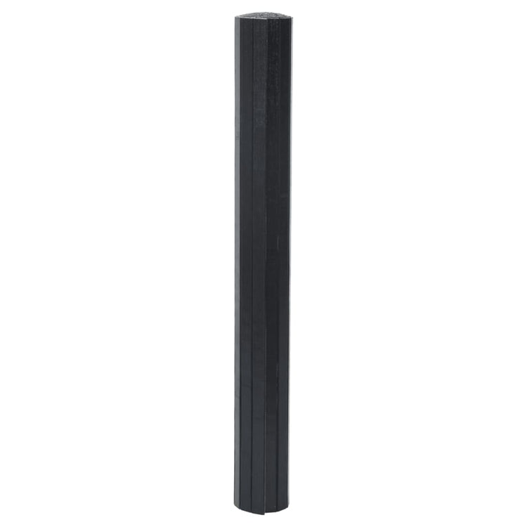 Vidaxx rechteckiger Teppich 60x100 cm Bambus schwarz