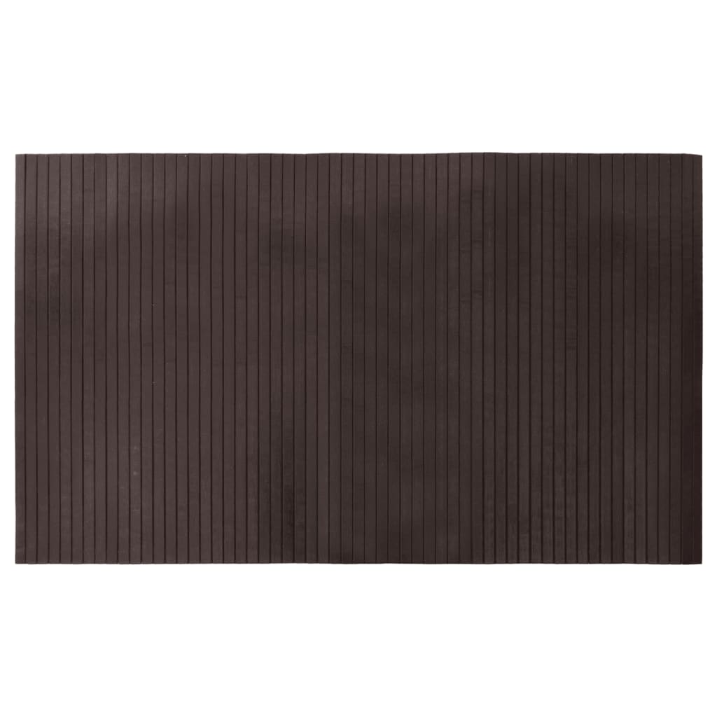 Vidaxx rechteckiger Teppich 60x100 cm Bambus dunkelbraun