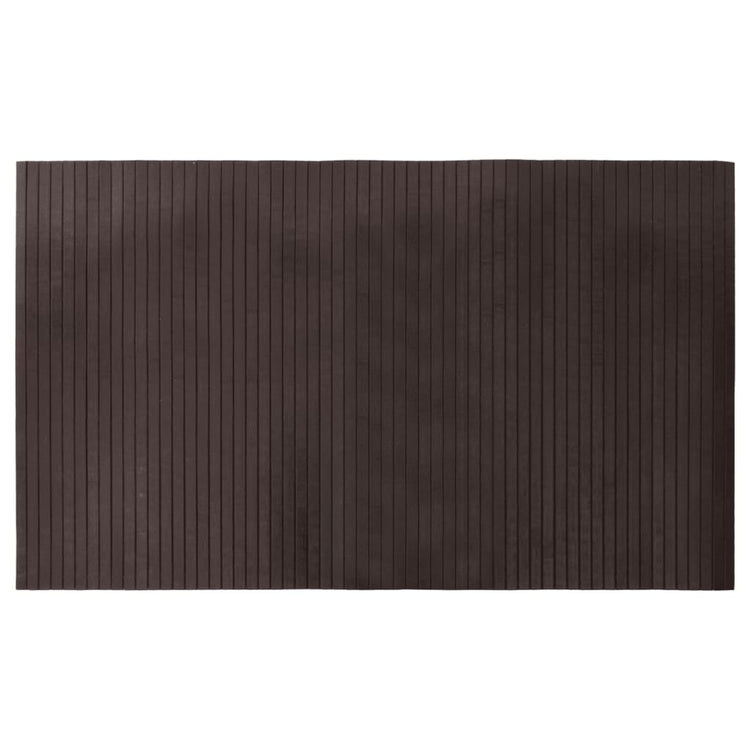 Vidaxx rechteckiger Teppich 60x100 cm Bambus dunkelbraun