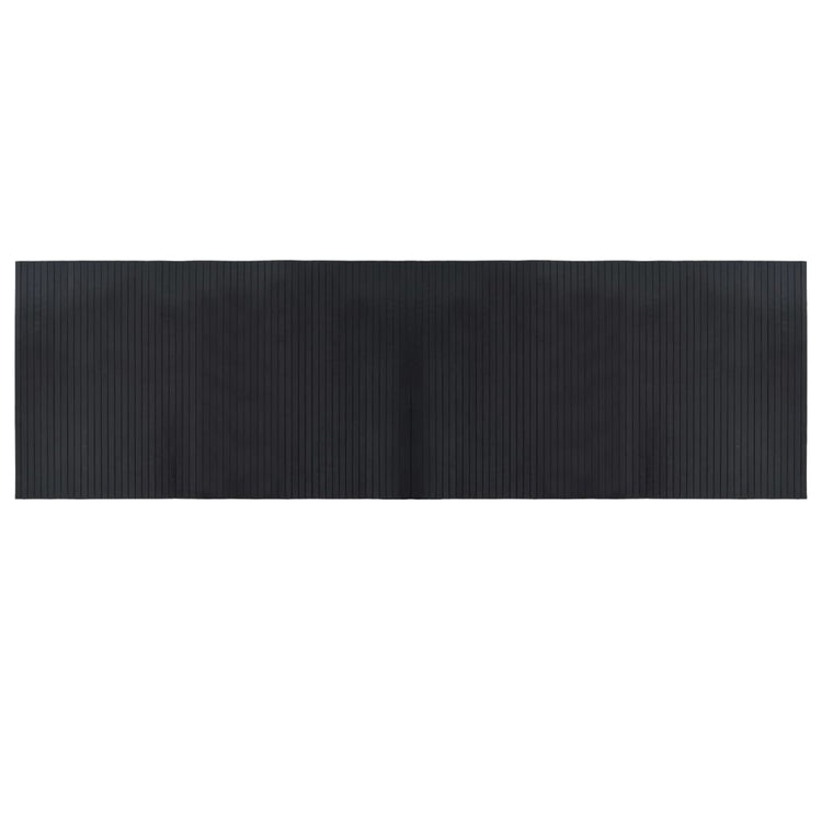 Vidaxx rechteckiger Teppich 60x200 cm Bambus schwarz