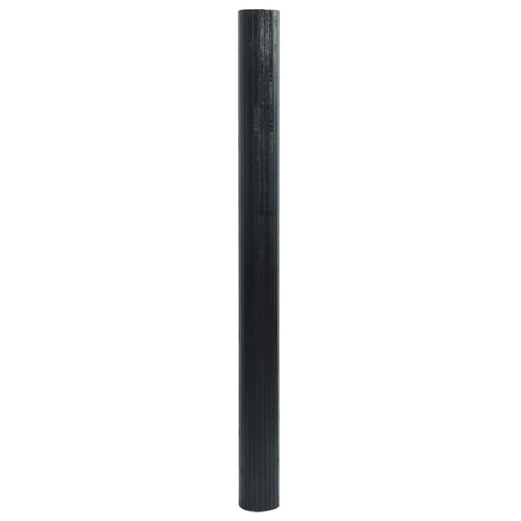 Vidaxx rechteckiger Teppich 60x200 cm Bambus schwarz