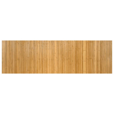 Vidaxx rechteckiger Teppich 60x200 cm Bambus natur