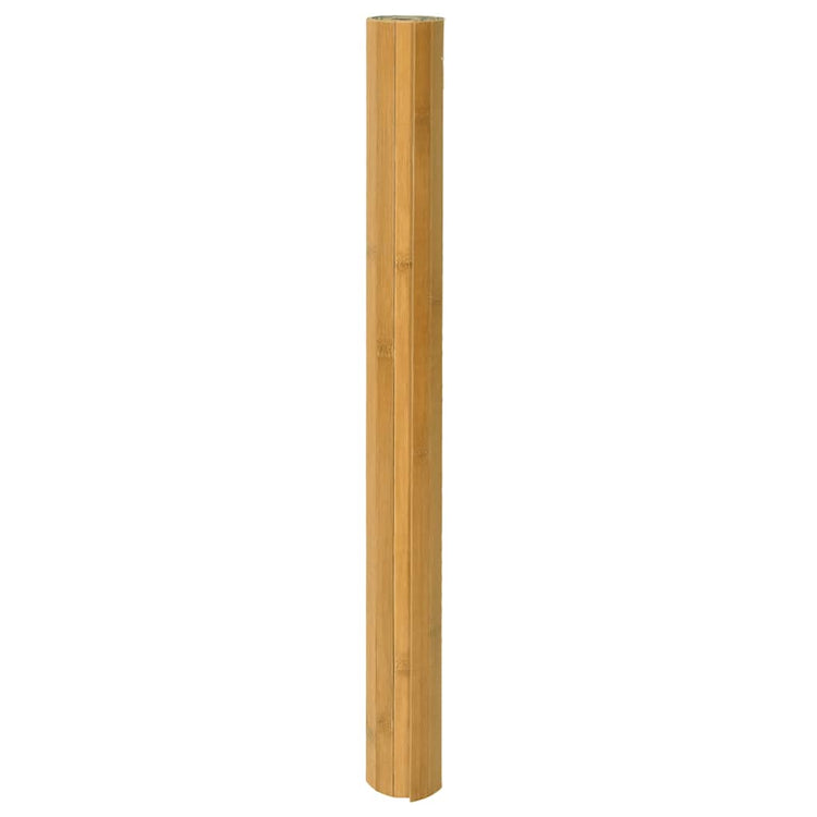 Vidaxx rechteckiger Teppich 60x200 cm Bambus natur