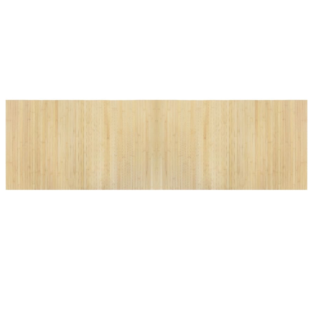 Vidaxx rechteckiger Teppich 60x200 cm Bambus hell natur