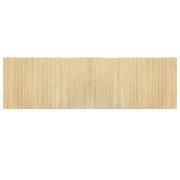 Vidaxx rechteckiger Teppich 60x200 cm Bambus hell natur