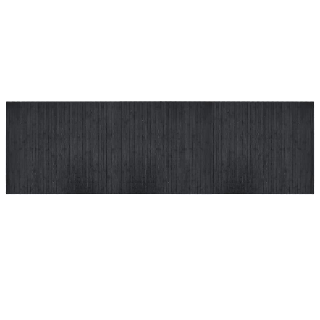 Vidaxx rechteckiger Teppich 60x200 cm Bambusgrau