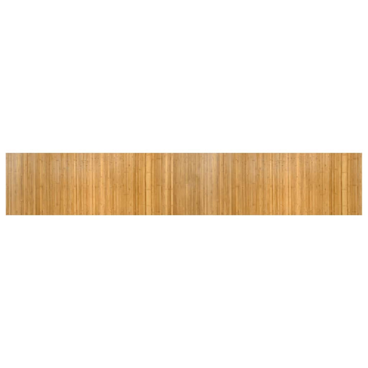 Vidaxl Teppich rechteckig 60x400 cm Bambus natürlich