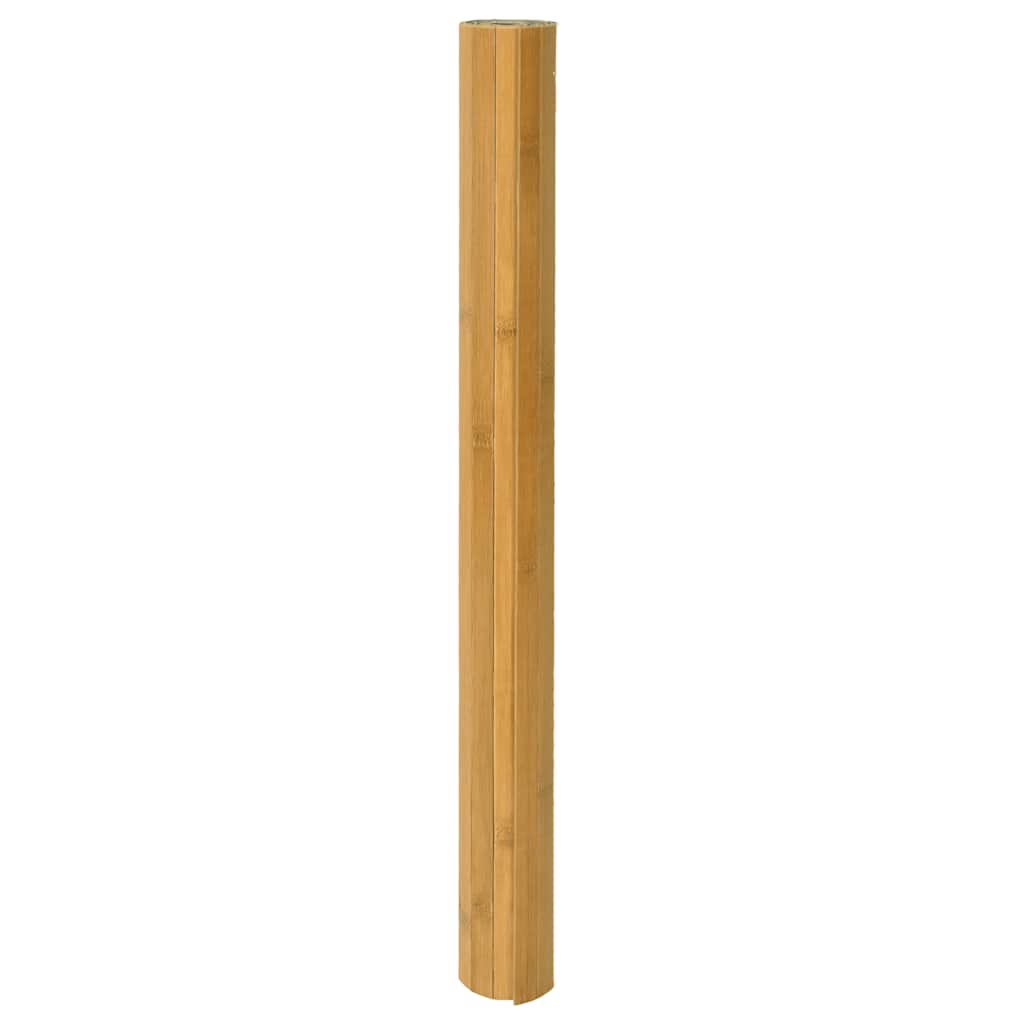 Vidaxl Teppich rechteckig 60x400 cm Bambus natürlich