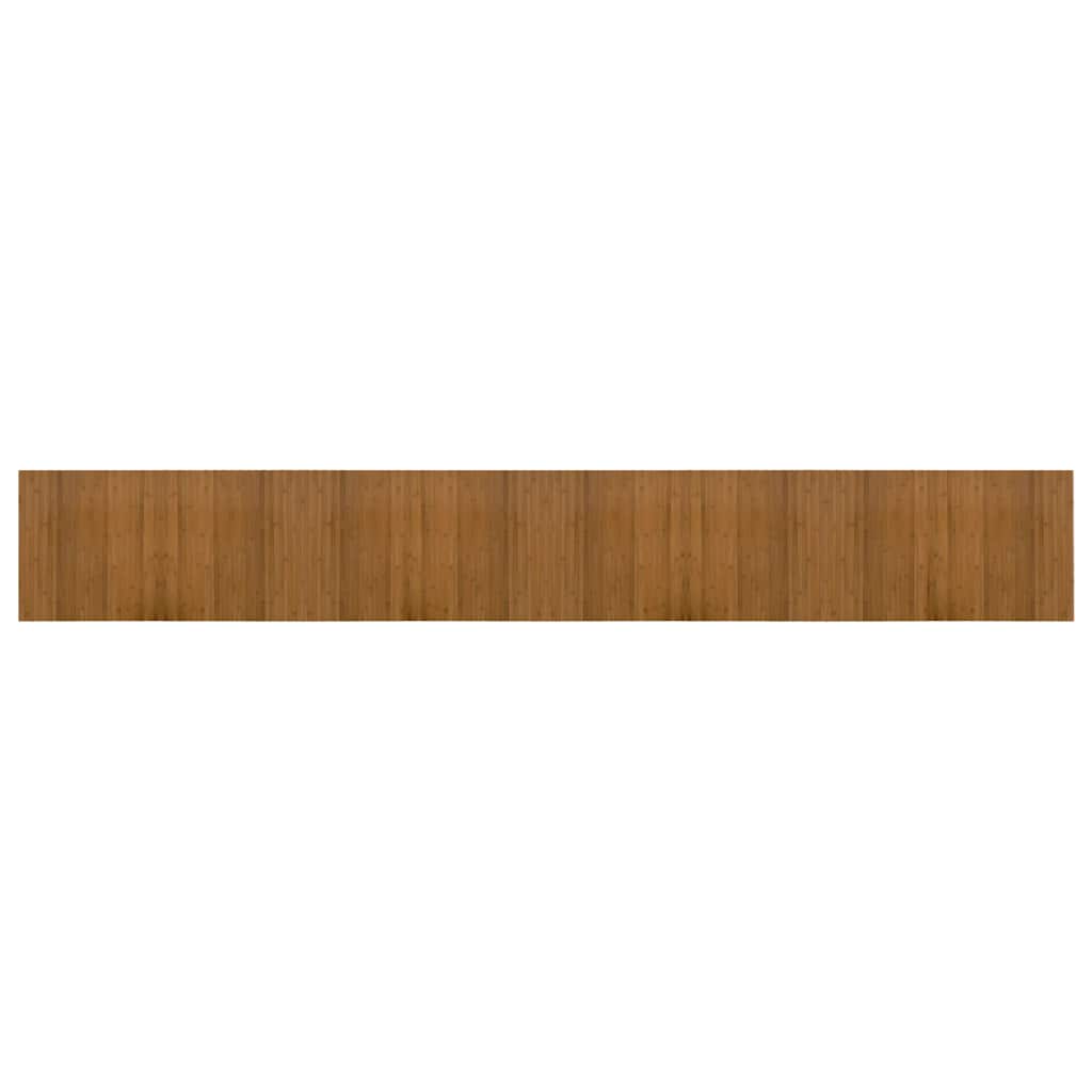 Vidaxl Teppich rechteckig 60x400 cm Bambusbraun