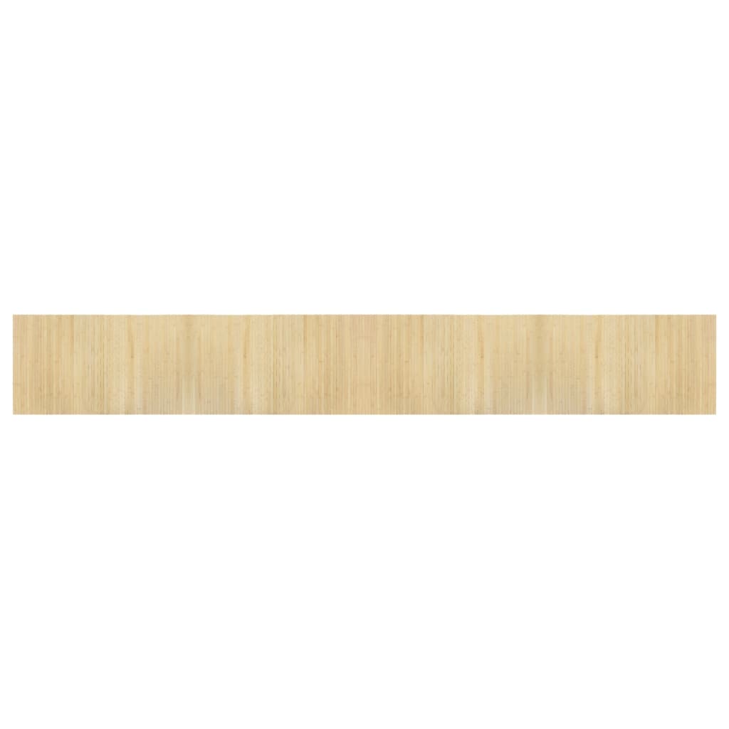 Vidaxl Teppich rechteckig 60x400 cm Bambuslicht Natural