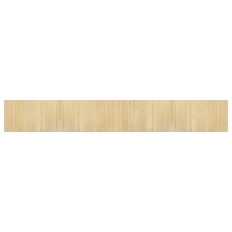 Vidaxl Teppich rechteckig 60x400 cm Bambuslicht Natural