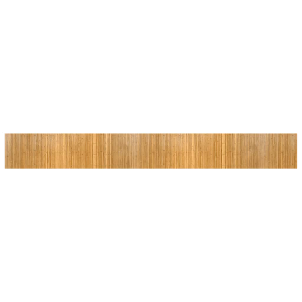 Vidaxl Teppich rechteckig 60x500 cm Bambus natürlich