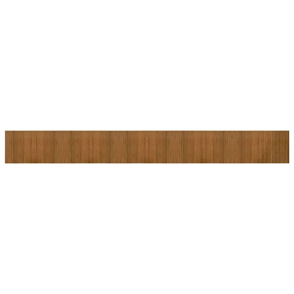 Vidaxl Teppich rechteckig 60x500 cm Bambusbraun