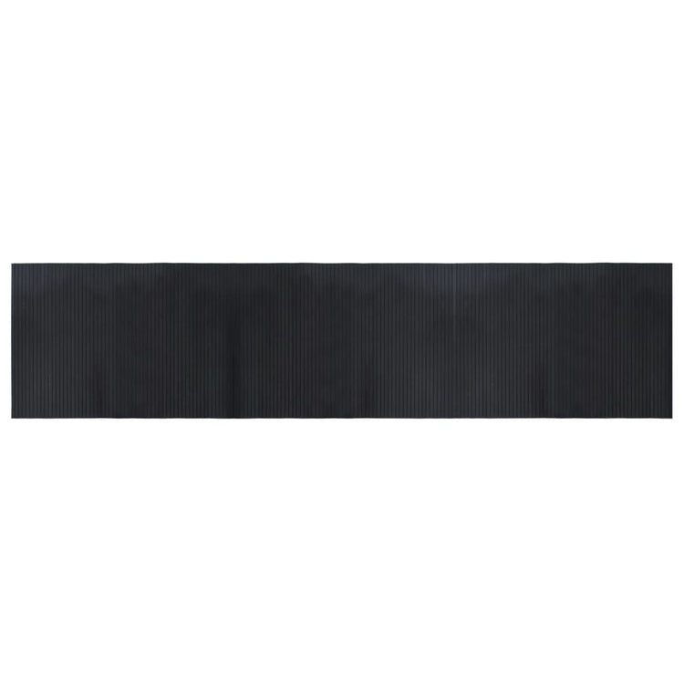 VIDAXL Rechteckige 70x300 cm Bambusschwarz