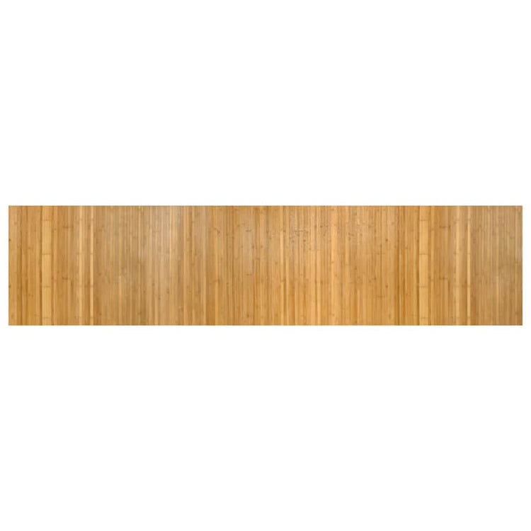 Vidaxx rechteckiger Teppich 70x300 cm Bambus natur