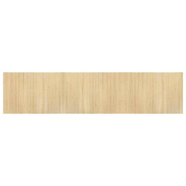 Vidaxl Teppich rechteckig 70 x 300 cm Bambuslicht Natural