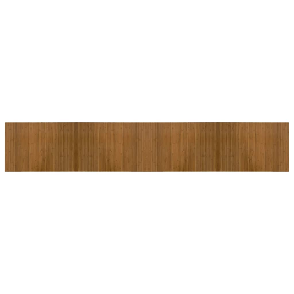 Vidaxl Teppich rechteckig 70 x 400 cm Bambusbraun