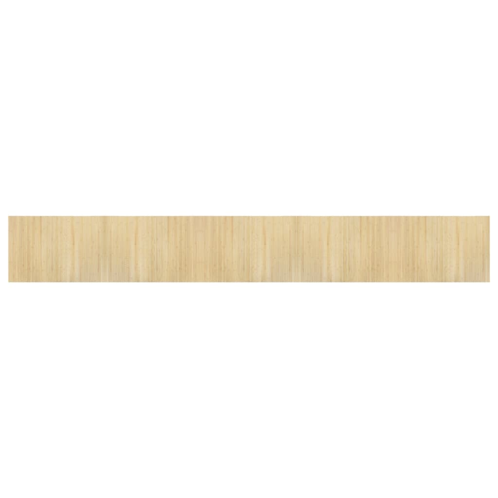 Vidaxl Teppich rechteckig 70 x 500 cm Bambuslicht natürlich