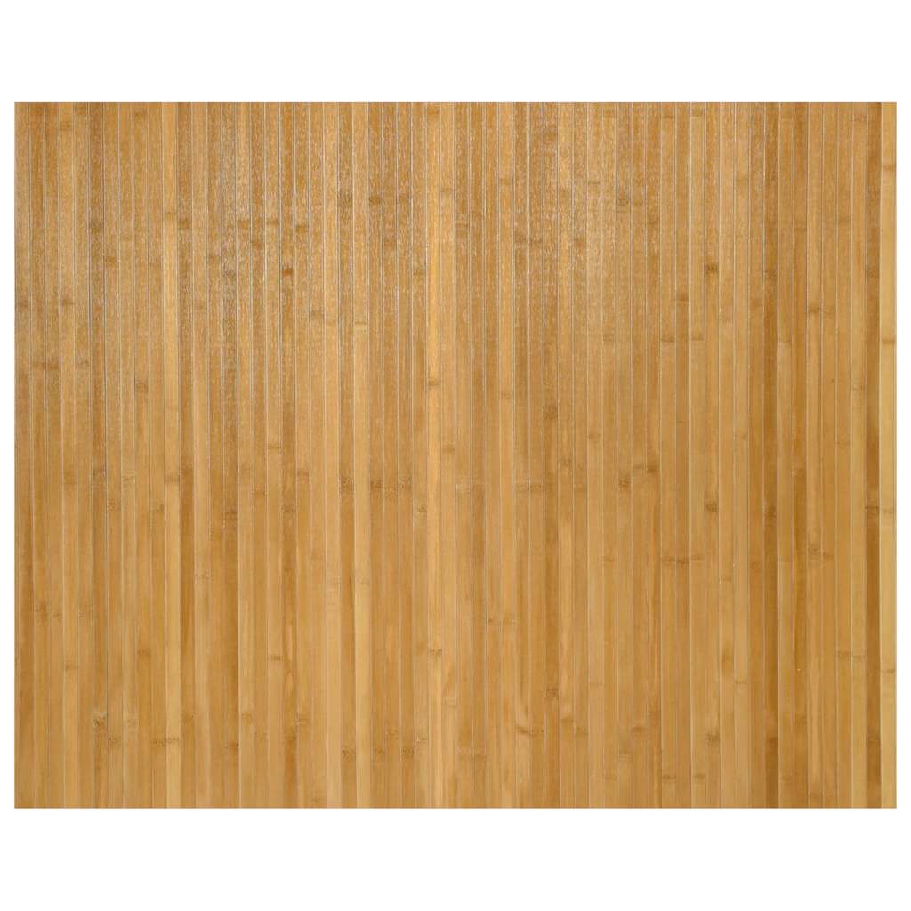 VIDAXL Rechteckige 80x100 cm Bambus natürlich