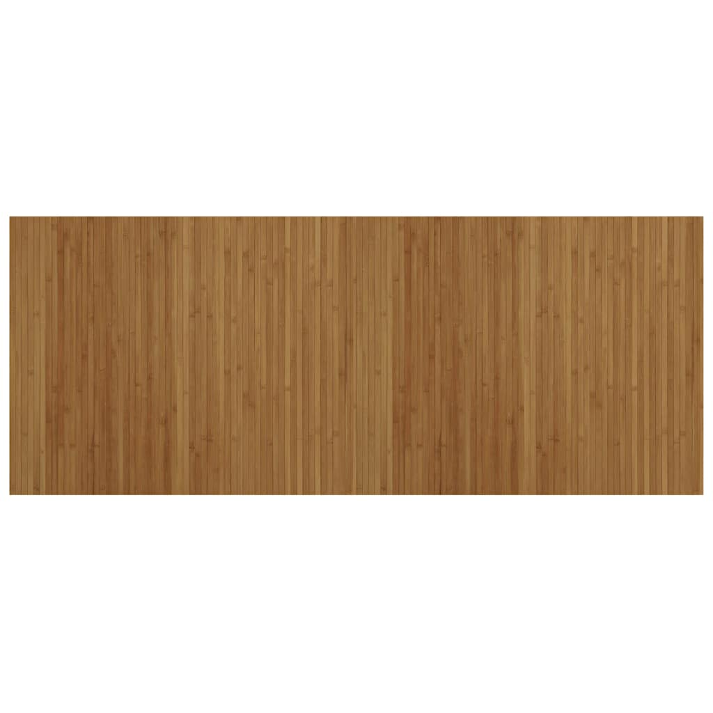 Vidaxl Teppich rechteckig 80x200 cm Bambusbraun