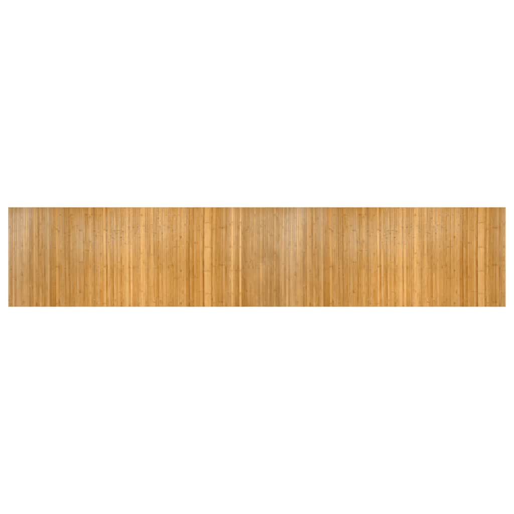 VIDAXL Rechteckige 80x400 cm Bambus natürlich