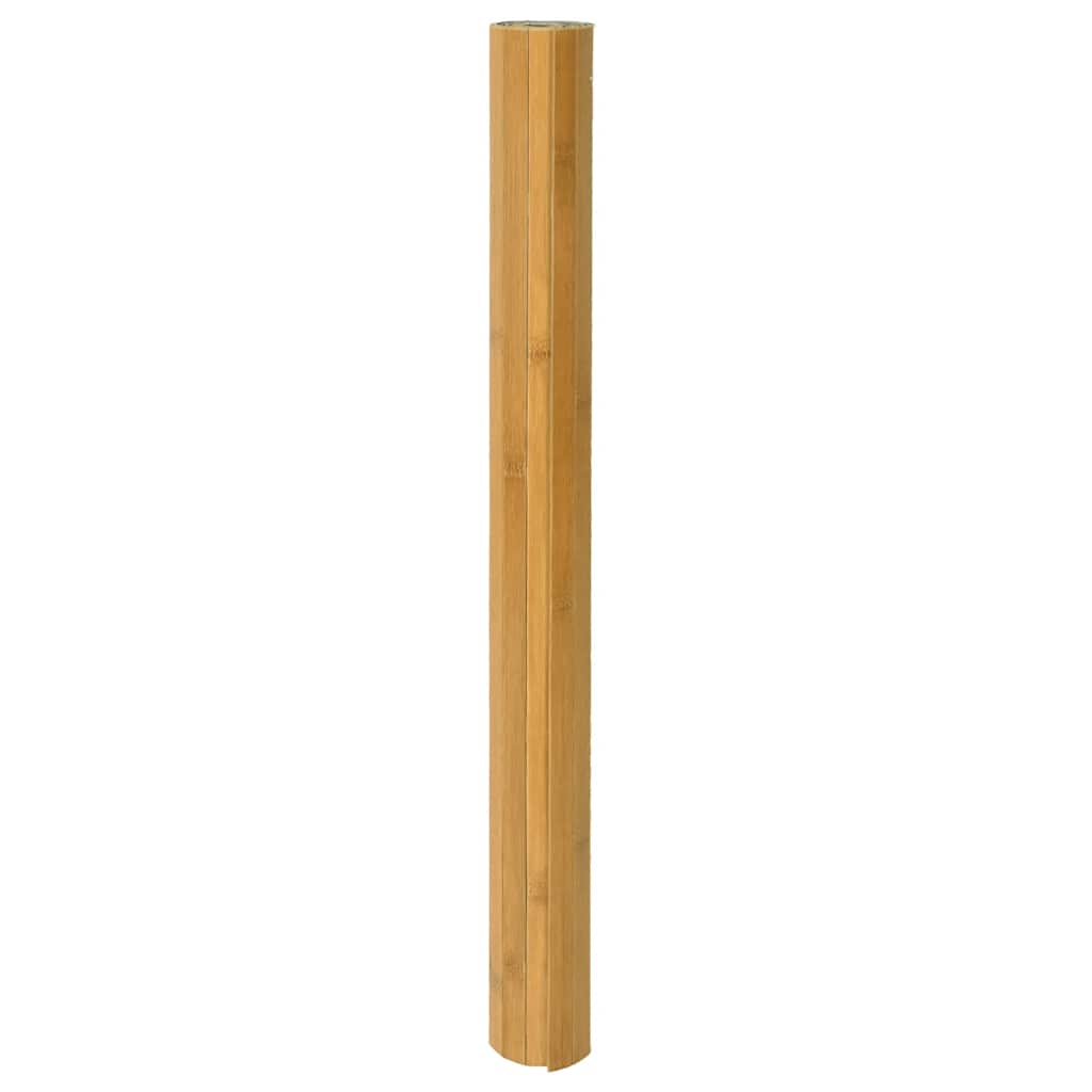 VIDAXL Rechteckige 80x400 cm Bambus natürlich