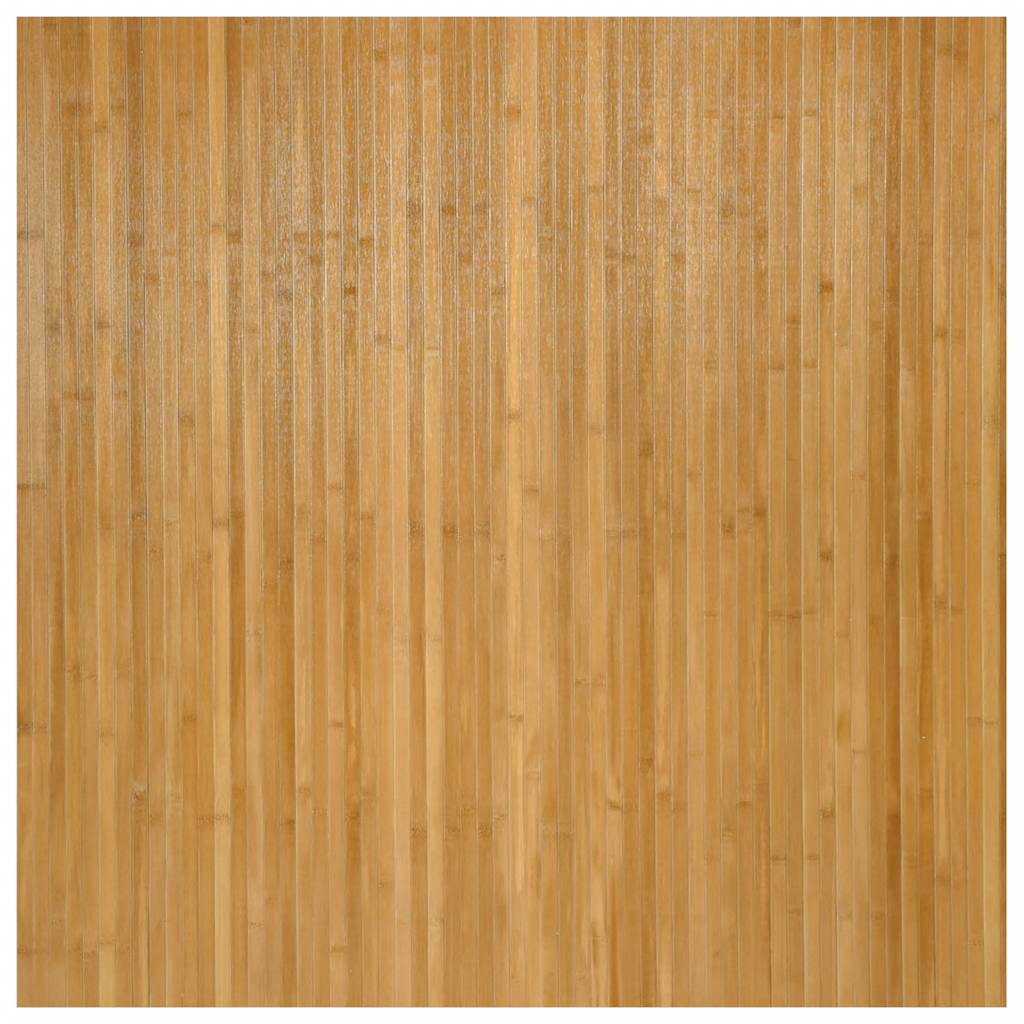Vidaxx rechteckiger Teppich 100x100 cm Bambus natur