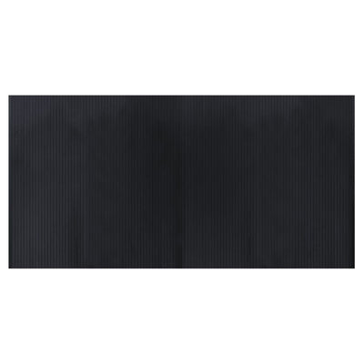 Vidaxx rechteckiger Teppich 100x200 cm Bambus schwarz