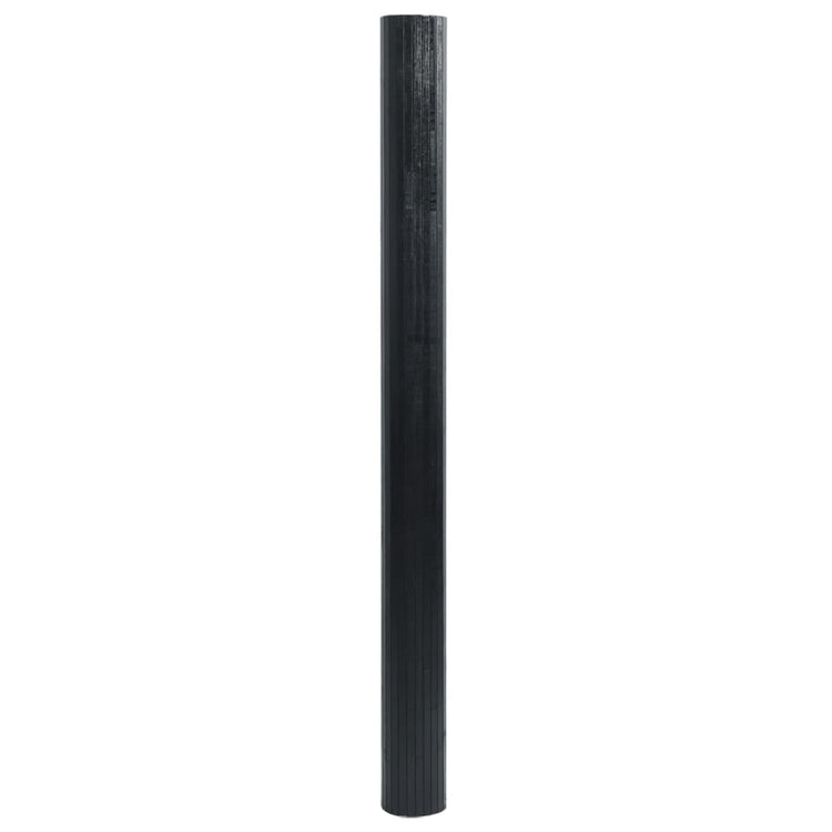 Vidaxx rechteckiger Teppich 100x200 cm Bambus schwarz