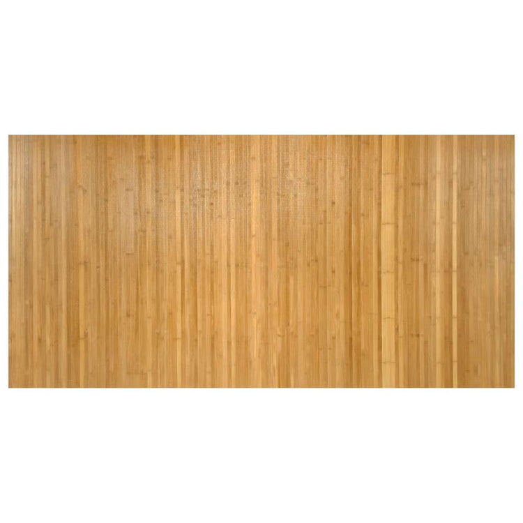 Vidaxx rechteckiger Teppich 100x200 cm Bambus natur