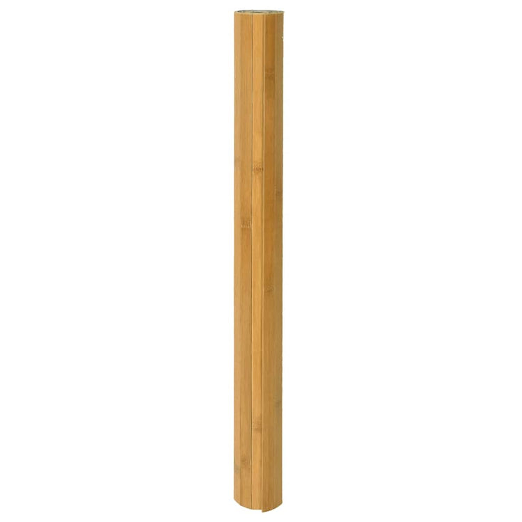 Vidaxx rechteckiger Teppich 100x200 cm Bambus natur