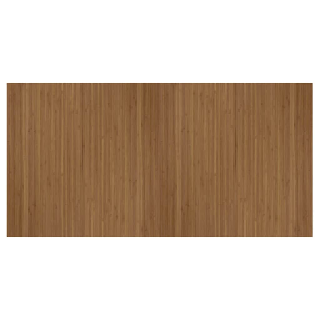 Vidaxx rechteckiger Teppich 100x200 cm Bambusbraun