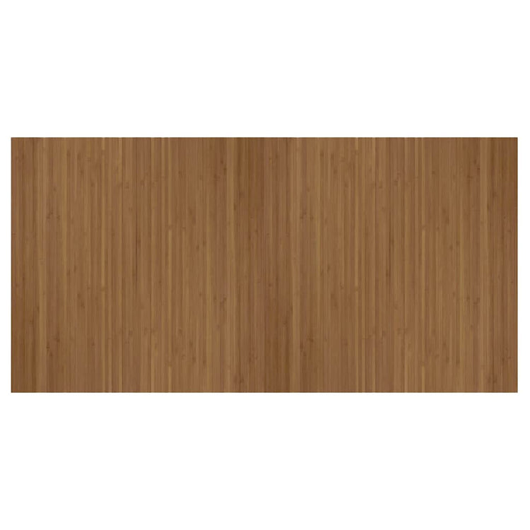 Vidaxx rechteckiger Teppich 100x200 cm Bambusbraun