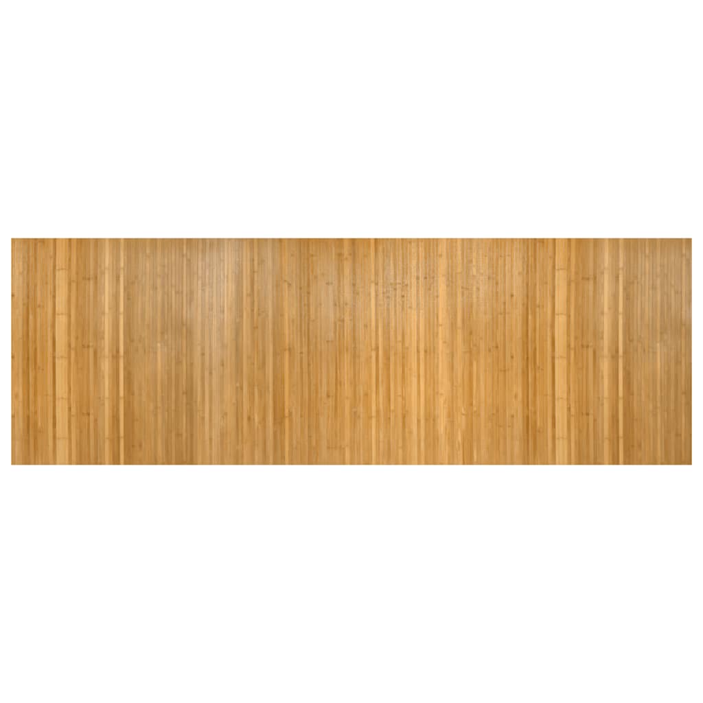 Vidaxx rechteckiger Teppich 100x300 cm Bambus natur