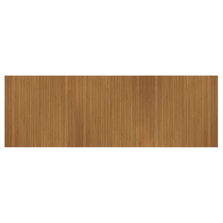 Vidaxx rechteckiger Teppich 100x300 cm Bambusbraun