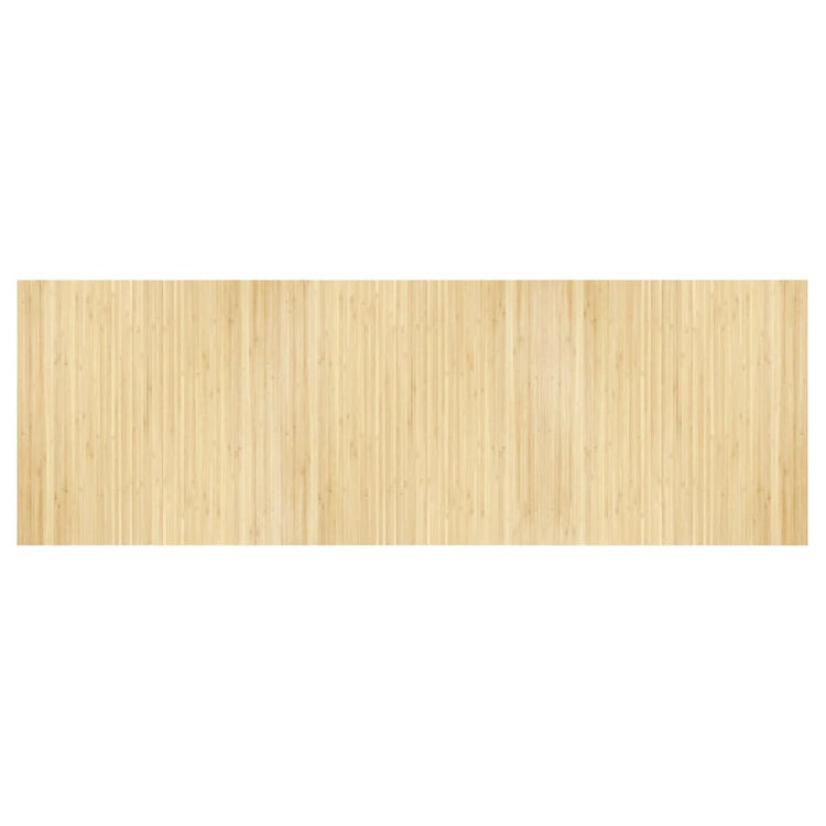 Vidaxl Teppich rechteckig 100x300 cm Bambuslicht Natural