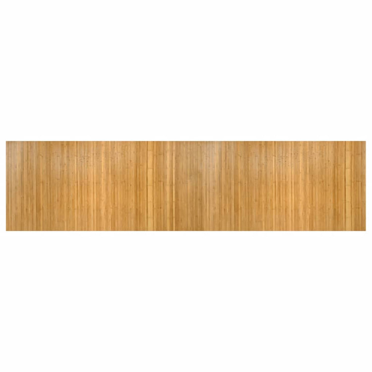 Vidaxx rechteckiger Teppich 100x400 cm Bambus natur