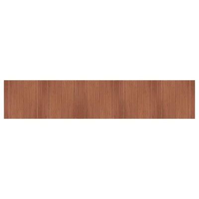 Vidaxl Teppich rechteckig 100x500 cm Bambusbraun