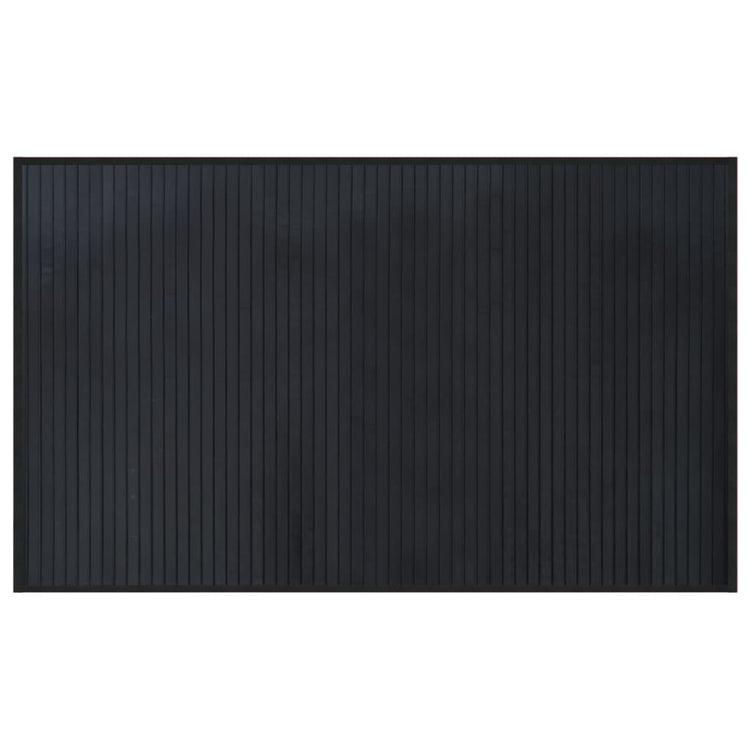 Vidaxx rechteckiger Teppich 60x100 cm Bambus schwarz